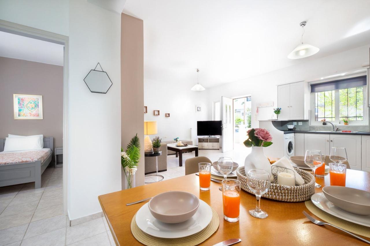 Aptera Beach Apartment Kato Daratso Esterno foto